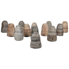 Set of 13 Early 20th Century, Grinding Stones