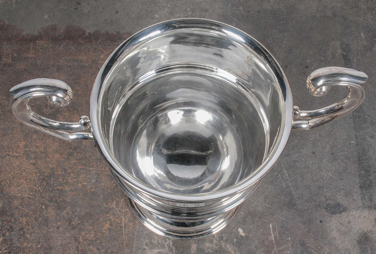British 1930 English Silver Trophy Cup with Lid For Sale