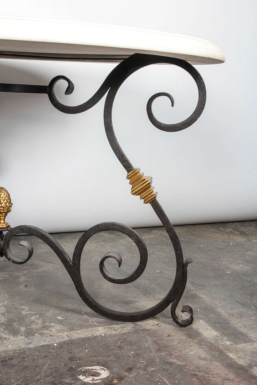 Pair of Ralph Lauren Duchess Wrought Iron Tables In Good Condition For Sale In New York, NY