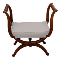 Early 19th Century Regency Mahogany Window Seat