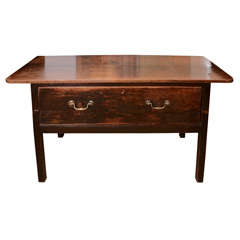 Antique Early 19th Century Oak and Pine Server