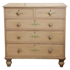 19th Century Painted Chest of Drawers - Original Paint