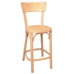 Antique Set of Three 1910 English Bentwood Stools