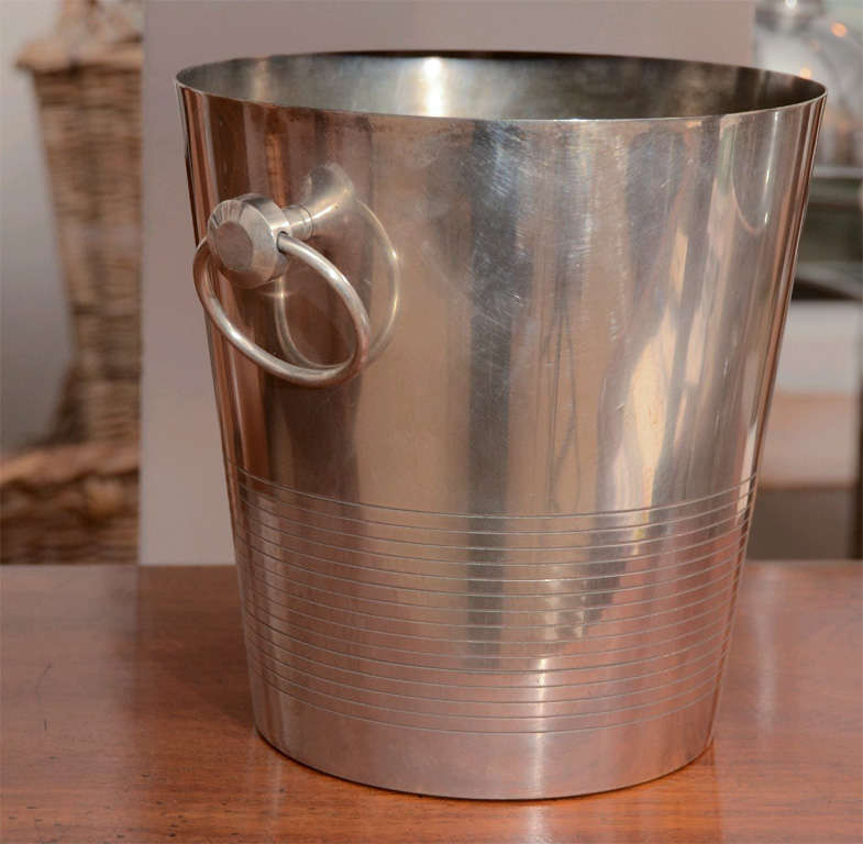 Art Deco Silver Plated Ice Bucket