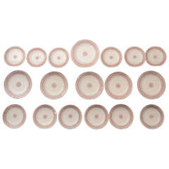 Antique Set of Sixteen 19th Century Dessert Plates