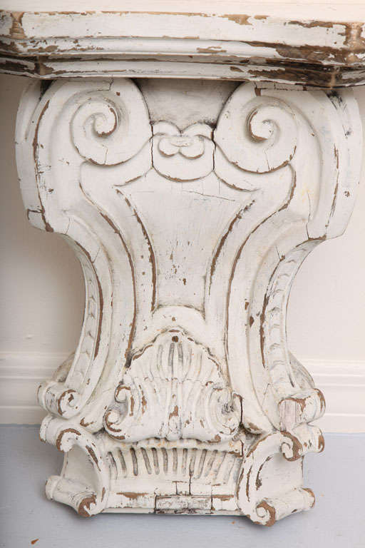 Carved Pair of Architectural Wall Corbels