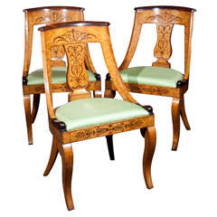 3 Charles X Chairs