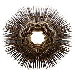 Mid C Nailhead Wall Sculpture, By Joe Baisuck