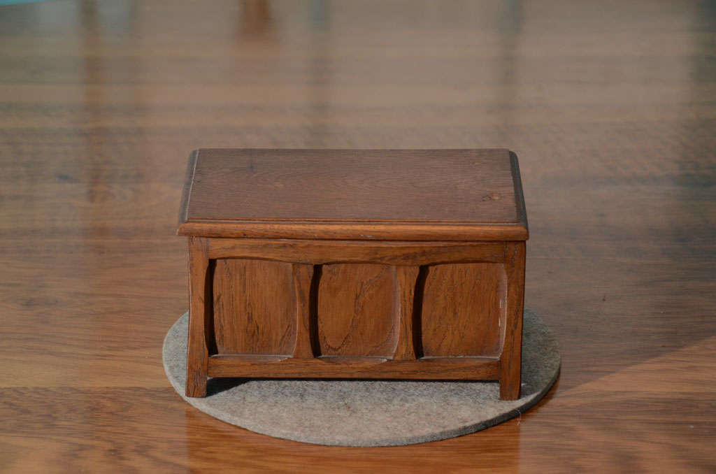 Miniature Oak Chest