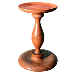 Cherry Turned Wood Stand by Eva Zeisel, American, circa 2000