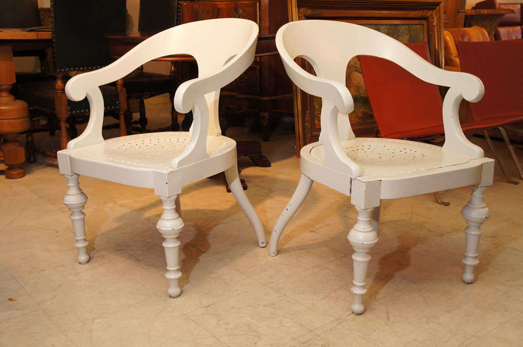 Danish Pair of Constantin Hansen Chairs