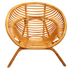 Round Bamboo Chair