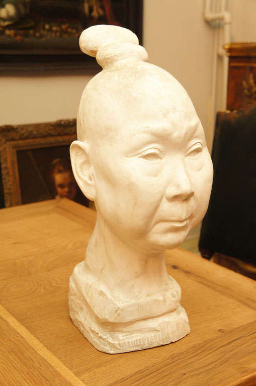 Danish Sculpture Collection Inuit Heads For Sale