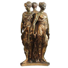 Monumental Bronze of The Three Graces