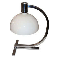 Metal and Opaline Table Lamp, Albini for Sirrah