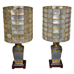 Pair of Highly Decorative Lamps, Manner of Tony Duquette