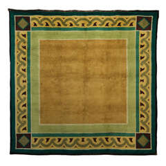Square French Art Deco Rug 12