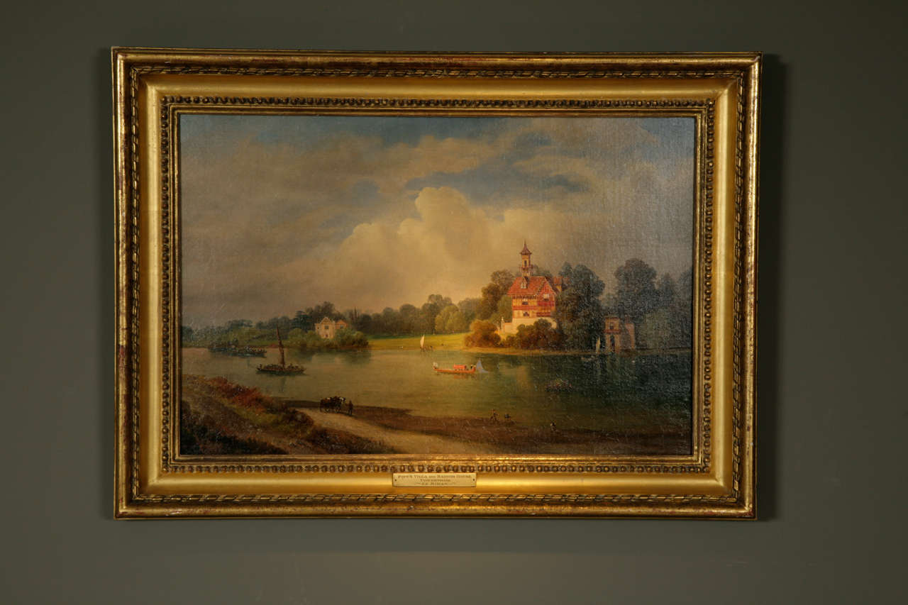 A View of Pope's House and Radnor House at Twickenham
