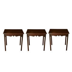 A Pair of Mahogany Lamp Tables