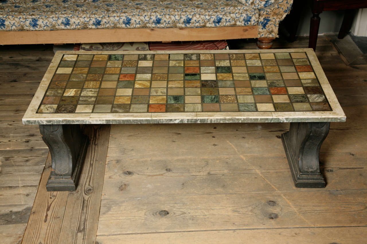The Specimen Marble Top Low Table