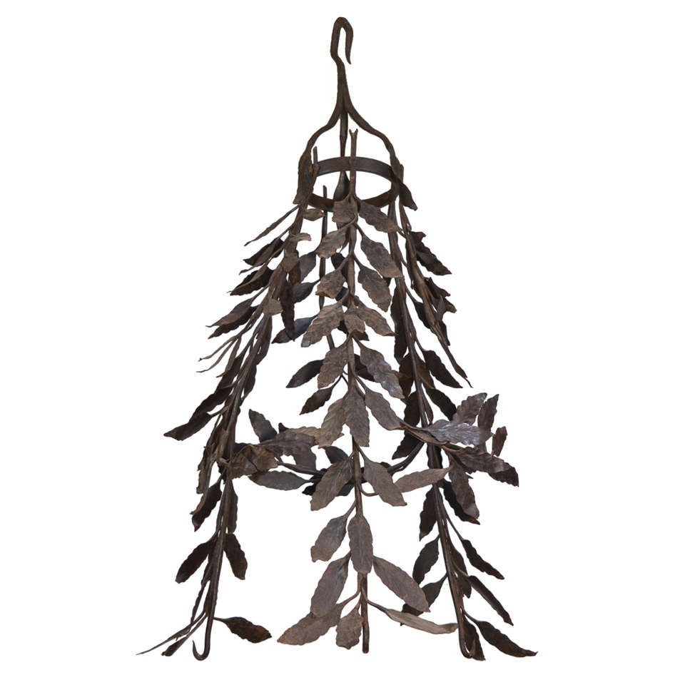 French Iron Architectural Hanging Branches