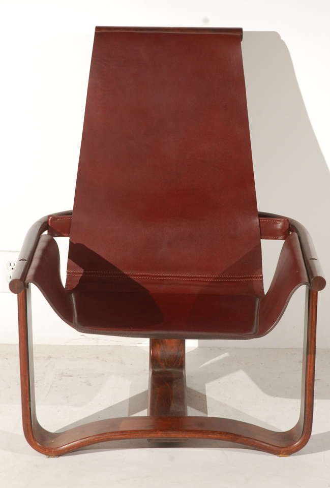 vestlandske leather chair