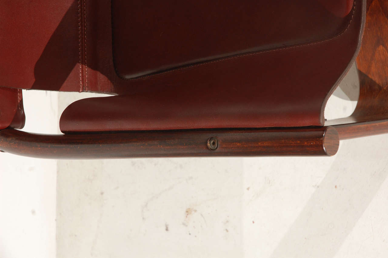 Norwegian Westnofa / Vestlandske Bentwood and Leather Chairs