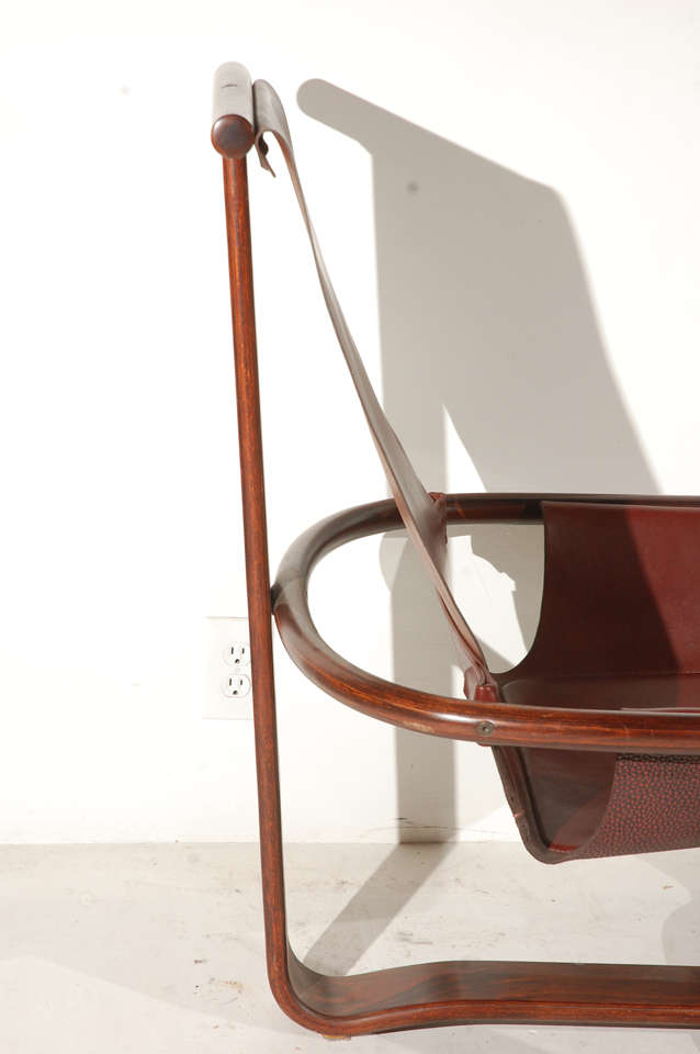 Mid-20th Century Westnofa / Vestlandske Bentwood and Leather Chairs