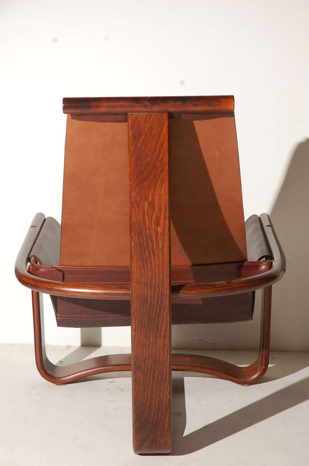 Westnofa / Vestlandske Bentwood and Leather Chairs 1