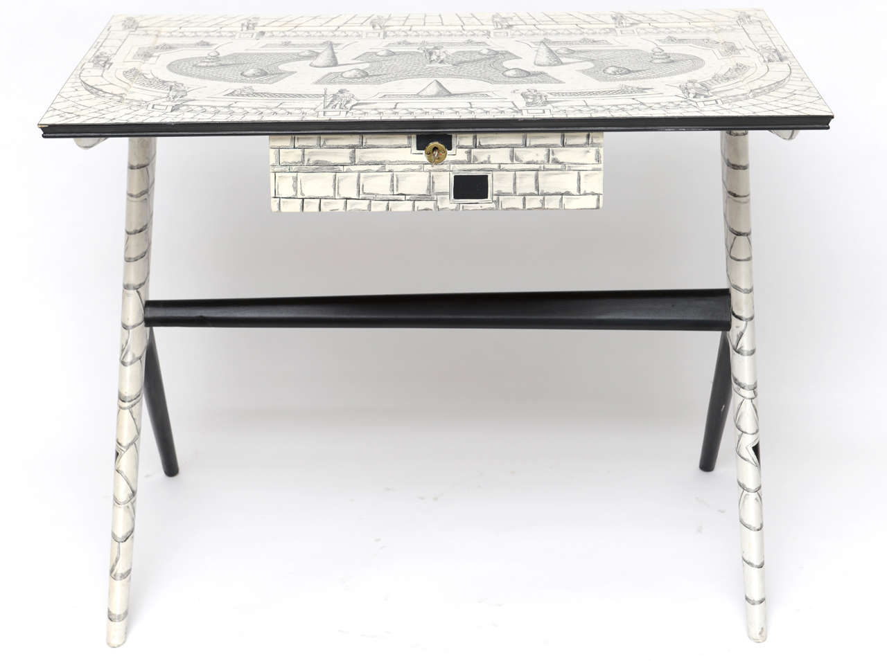 American Writing Desk after Fornasetti