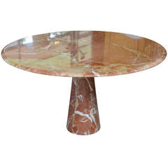 Marble Center/Dining Table in the Manner of Angelo Mangiarotti