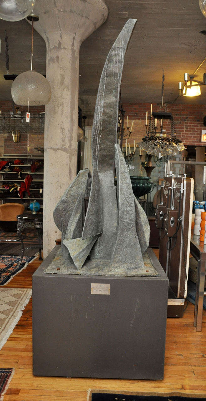 A mid-20th century bronze sculpture by Priscilla Pattison (1919-2013) titled, 