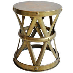 Afrique Brass Drink Table