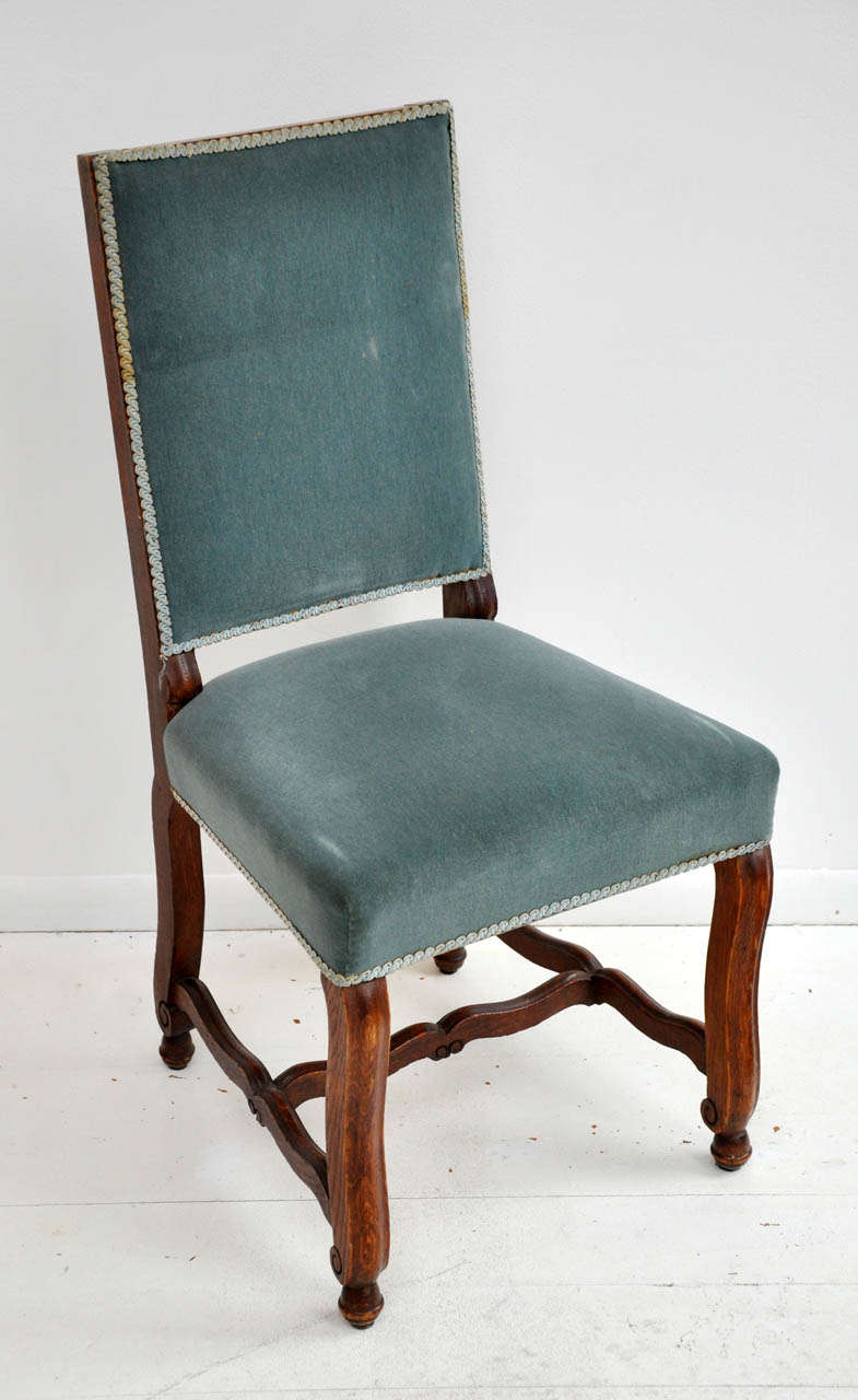 Antique French Baronial Dining Chairs 2