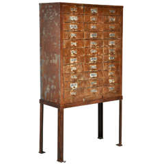 Industrial Filing Cabinet Vintage Industrial Filing Cabinet