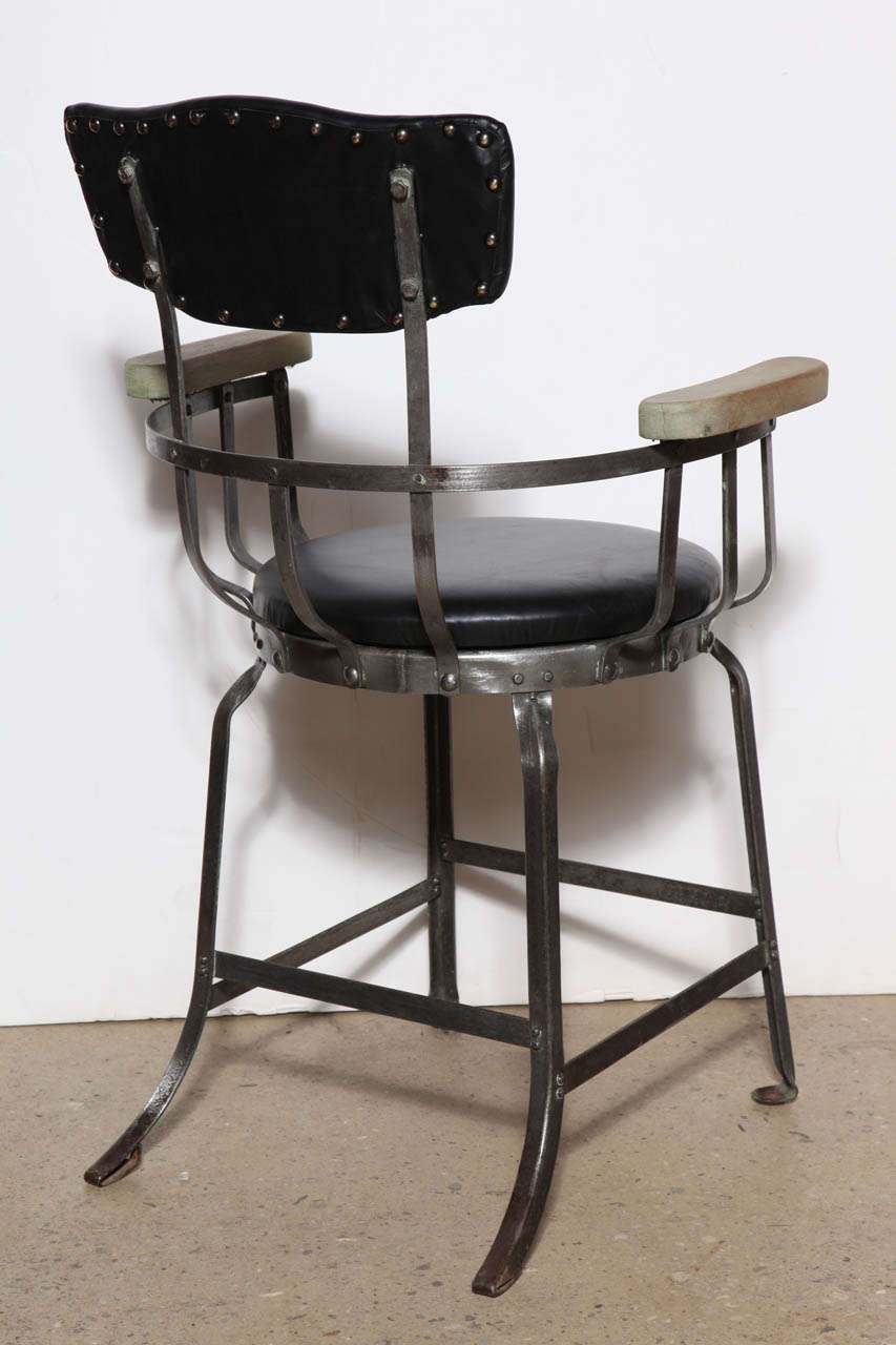 Steel 2 Industrial Brunswick Arm Chairs