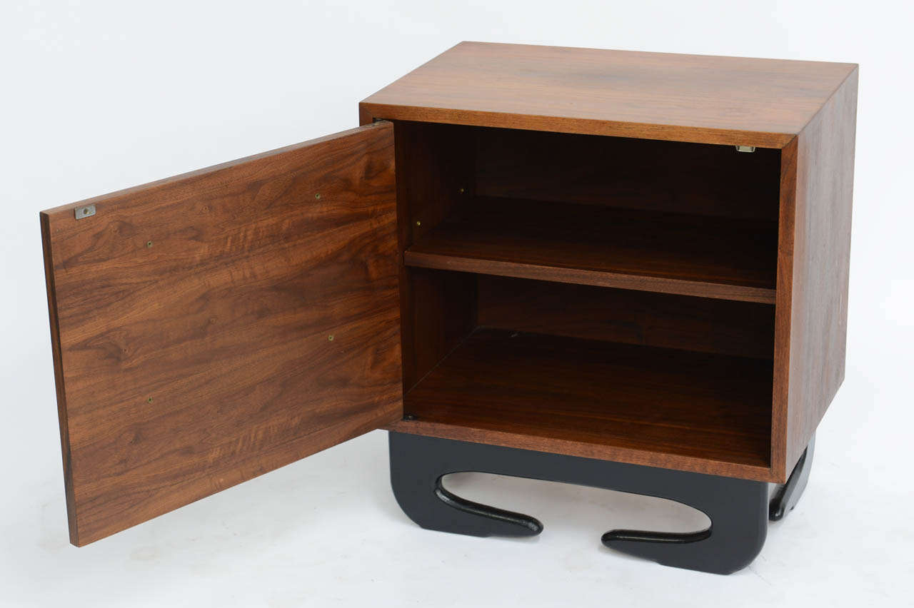 Mid-20th Century Extraordinary Mid Century Modern Bedside Tables  Nightstands 