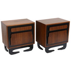 Extraordinary Mid Century Modern Bedside Tables  Nightstands 