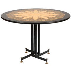 Piero Fornasetti “Piramide Umana” table, Italy circa 1955
