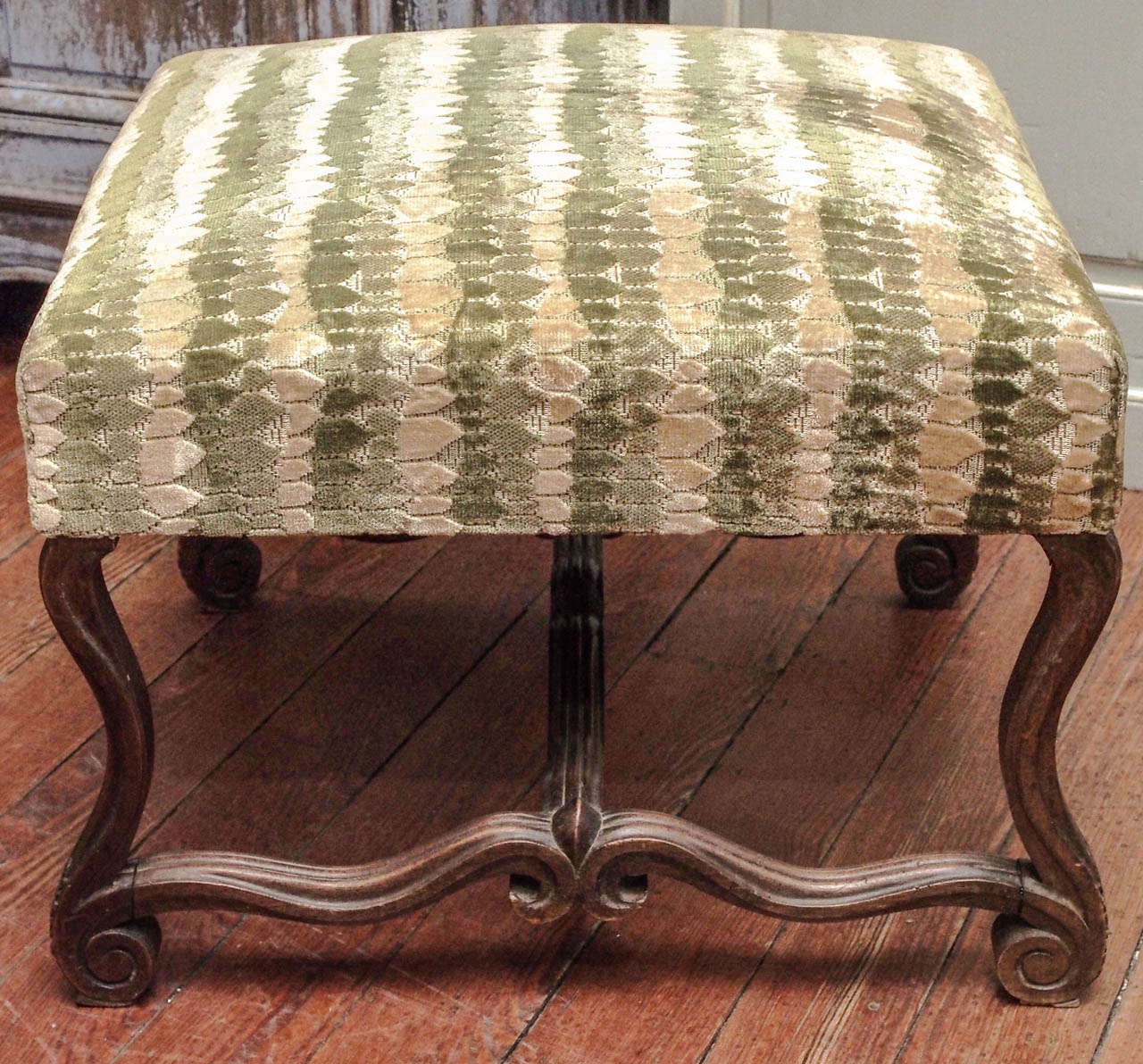 French 19th Century Walnut Stool