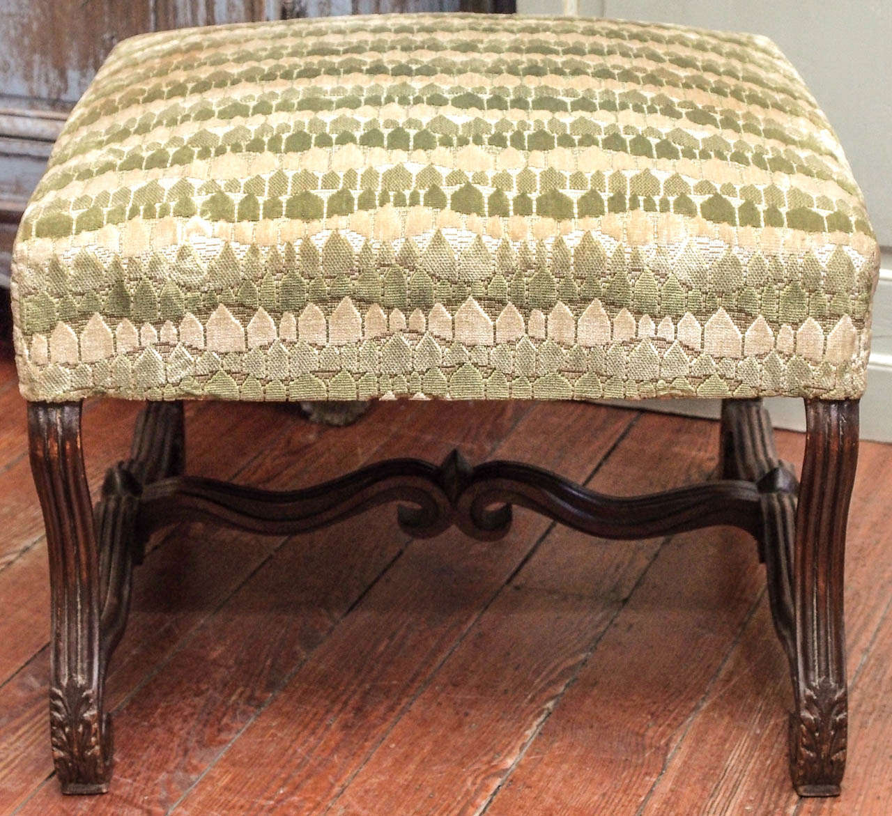 19th Century Walnut Stool 2