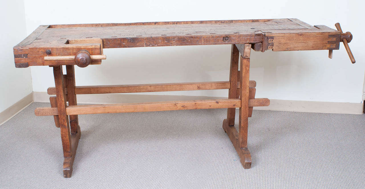 Oak Carpenter's Workbench
