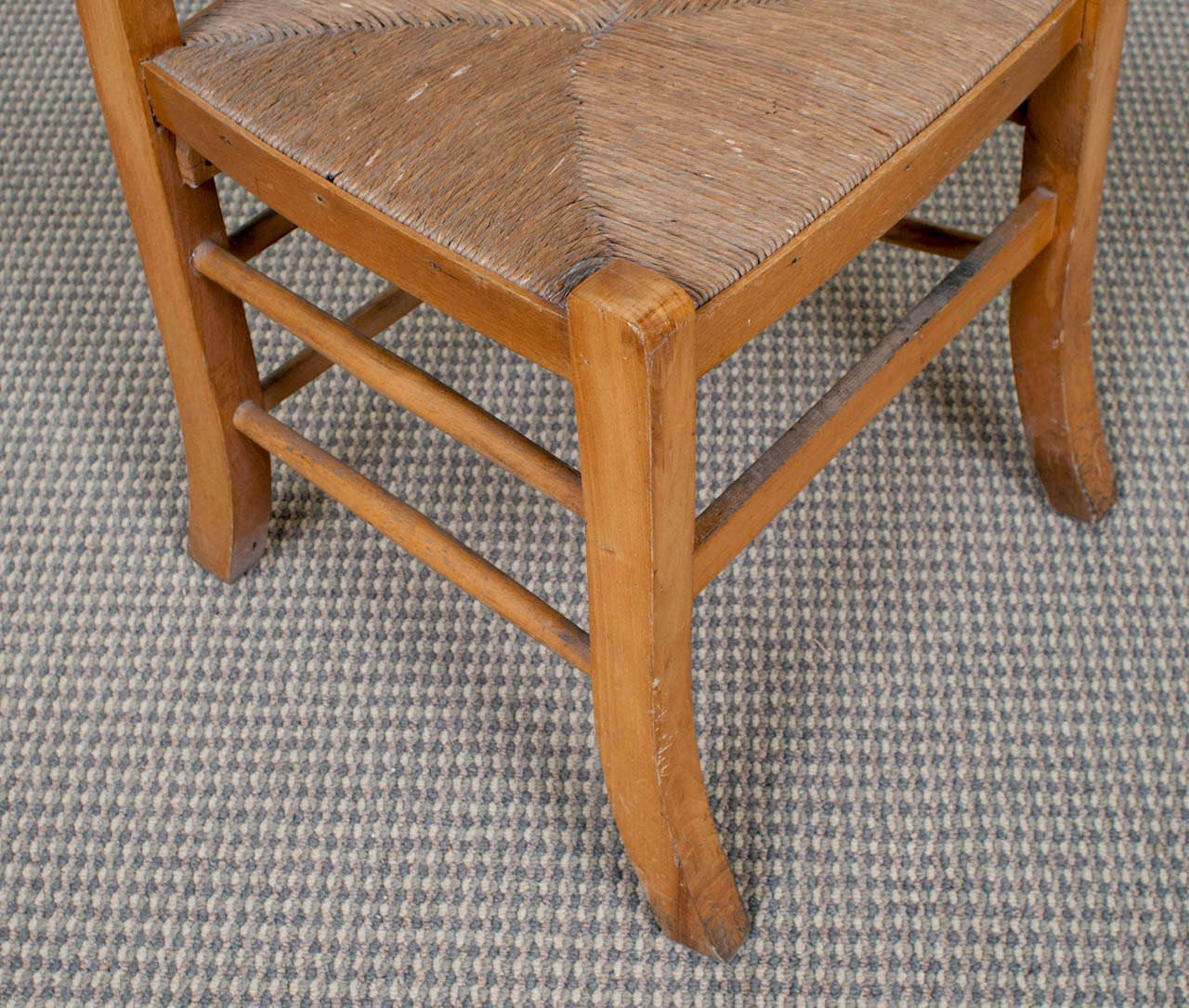 Pair of Beechwood Prayer Chairs 3
