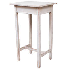 Antique Painted Pine End Table