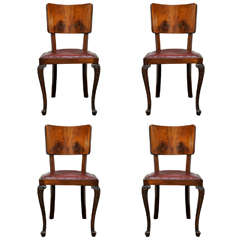 Antique Set of Four Regency Side Chairs