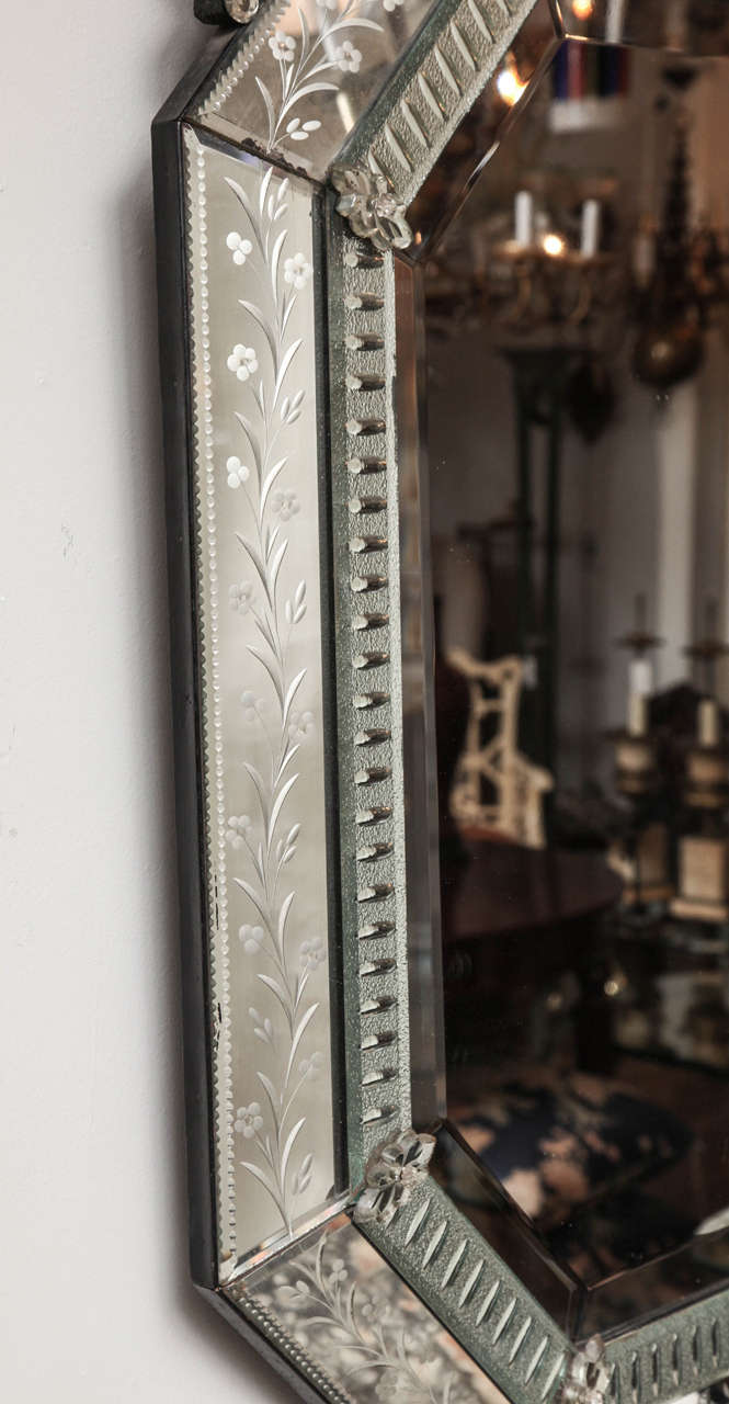 19th Century Venetian Mirror In Excellent Condition In New York, NY