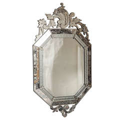 Antique 19th Century Venetian Mirror