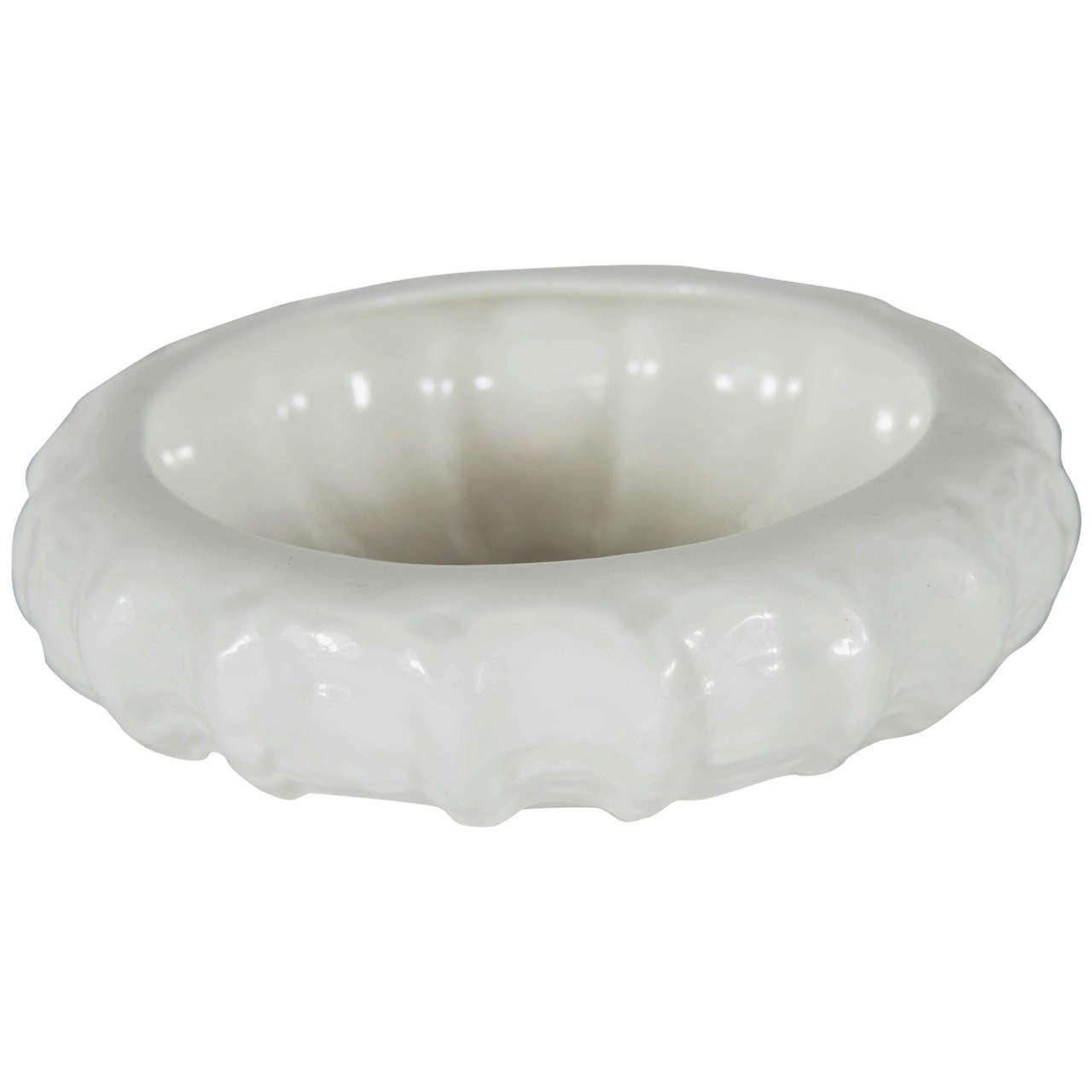 Mid-Century Modernist Urchin Design Bone China Bowl by Coalport For Sale