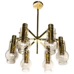 Mid-Century Modernist 6-Globe Chandelier by Hans Agne Jakobsson 12