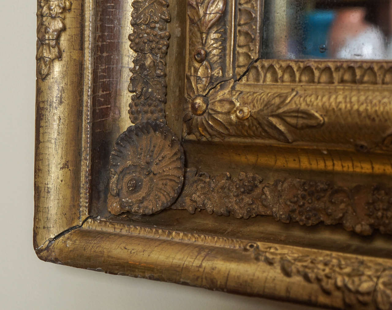 Carved English Regency Mirror